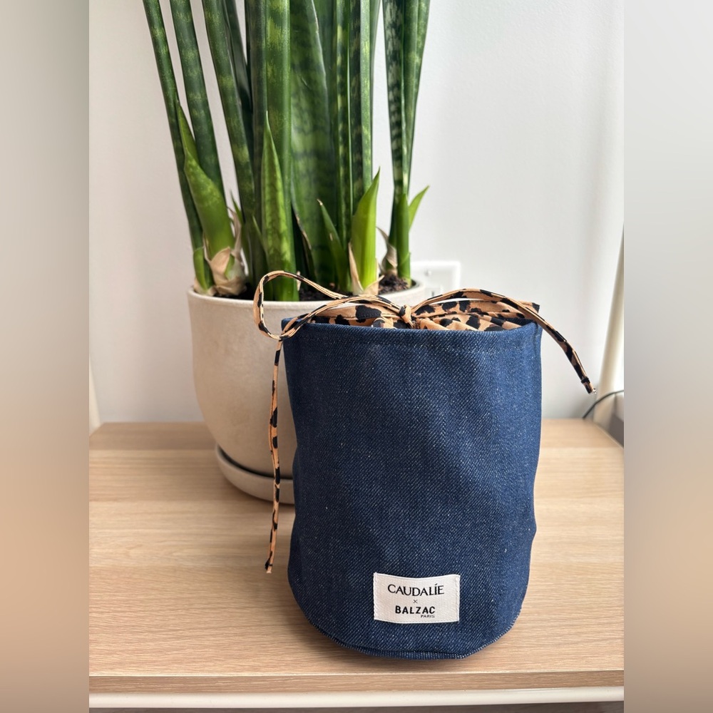 NEW - BALZAC x CAUDALIE | Blue and Leopard Print Women's Bag - Picture 3 of 6
